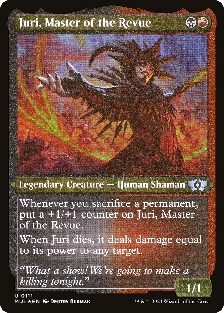 Juri, Master of the Revue (Foil Etched) (MUL-111) - Multiverse Legends Foil