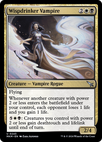 Wispdrinker Vampire (MKM-243)  Foil - Murders at Karlov Manor