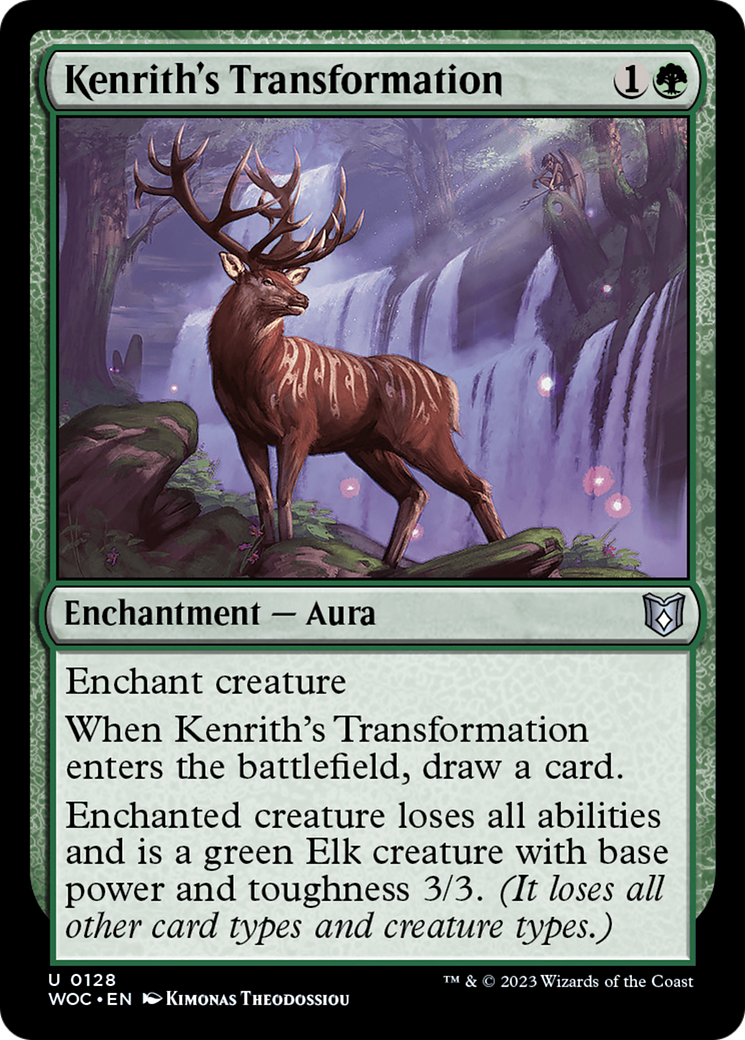 Kenrith's Transformation (WOC-128)  - Wilds of Eldraine Commander