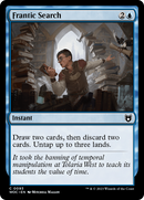 Frantic Search (WOC-093)  - Wilds of Eldraine Commander
