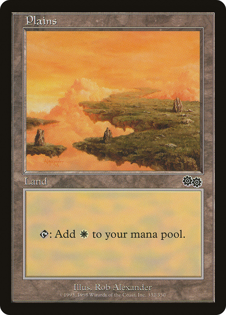 Plains (332) (USG-332)  - Urza's Saga