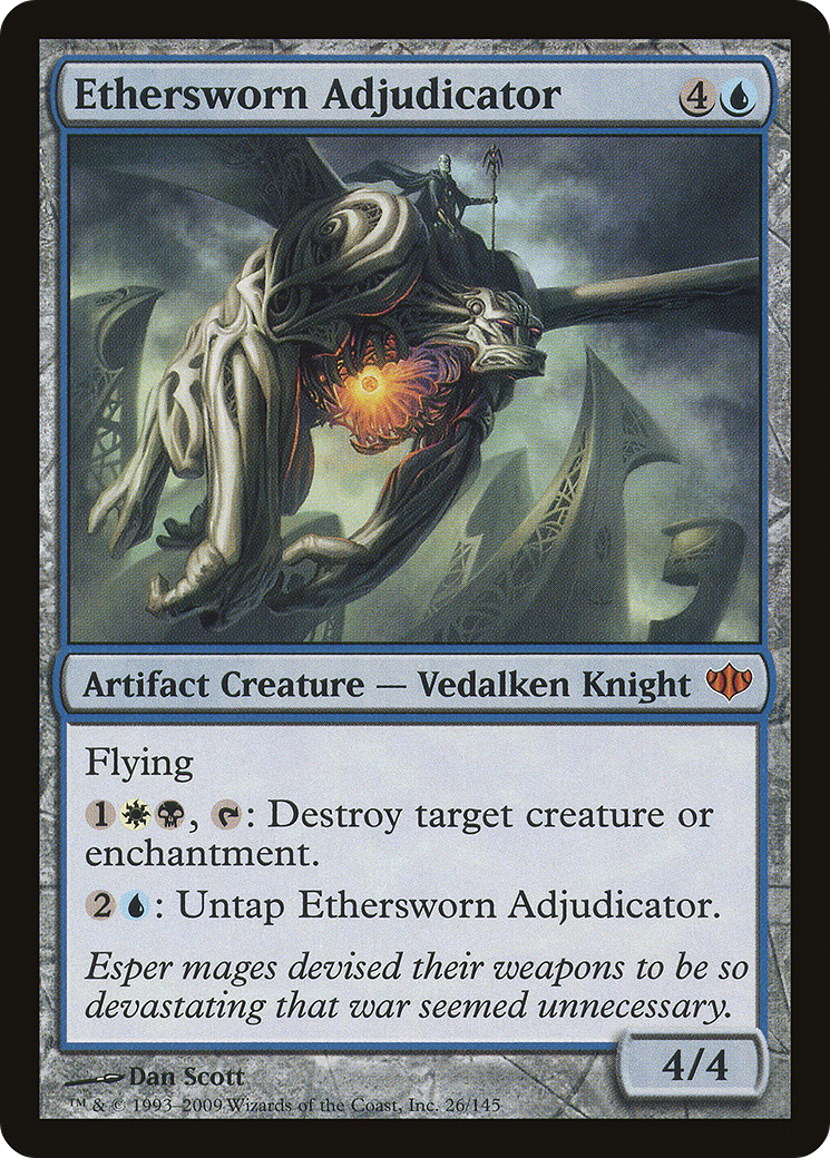 Ethersworn Adjudicator (CON-026)  Foil - Conflux