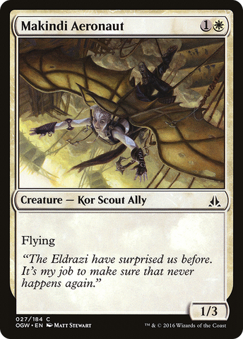 Makindi Aeronaut (OGW-027)  Foil - Oath of the Gatewatch