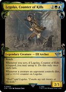 Legolas, Counter of Kills (Showcase Scrolls) (LTR-663)  Foil - The Lord of the Rings: Tales of Middle-earth: (Showcase)