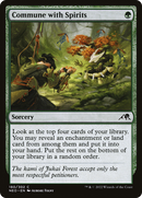 Commune with Spirits (NEO-180)  Foil - Kamigawa: Neon Dynasty