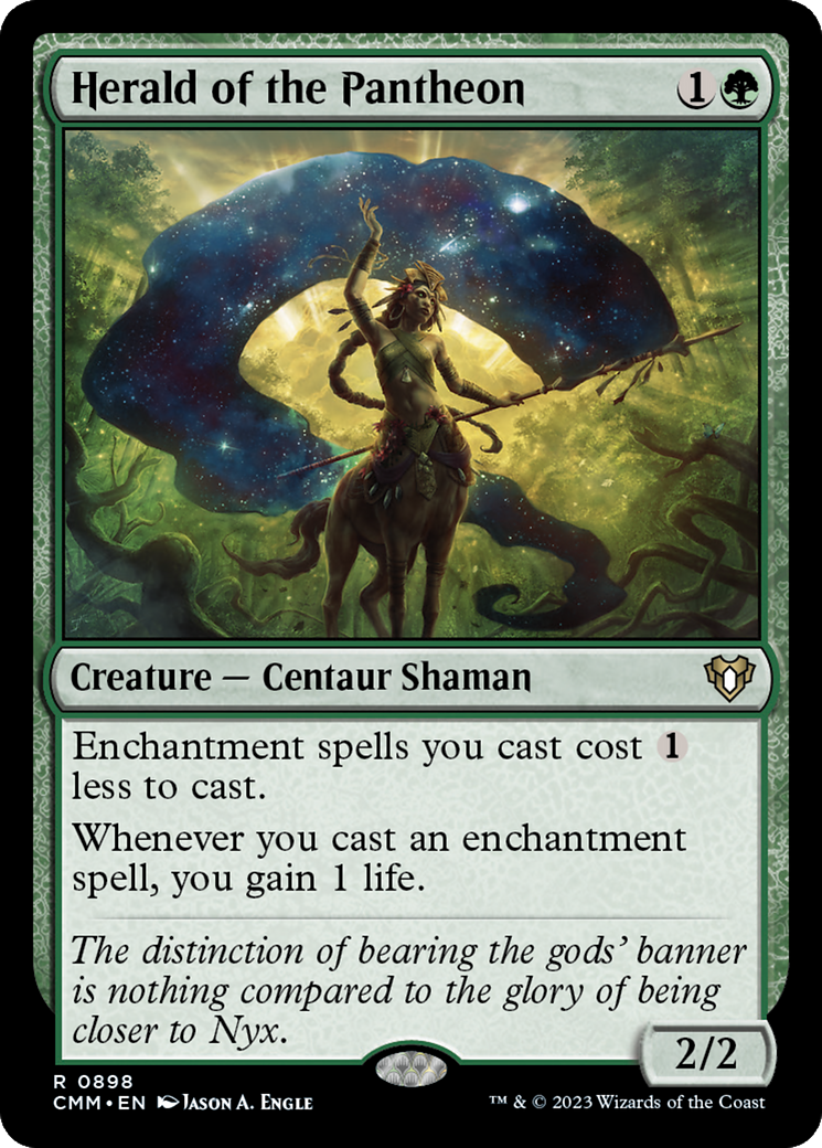 Herald of the Pantheon (CMM-898)  - Commander Masters