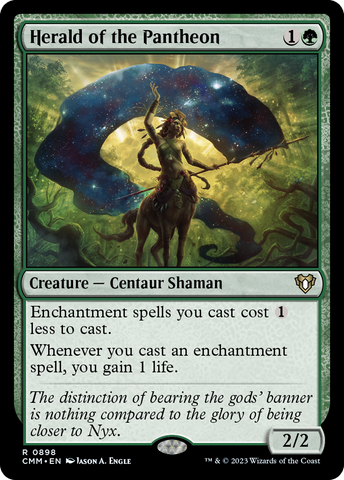 Herald of the Pantheon (CMM-898)  - Commander Masters