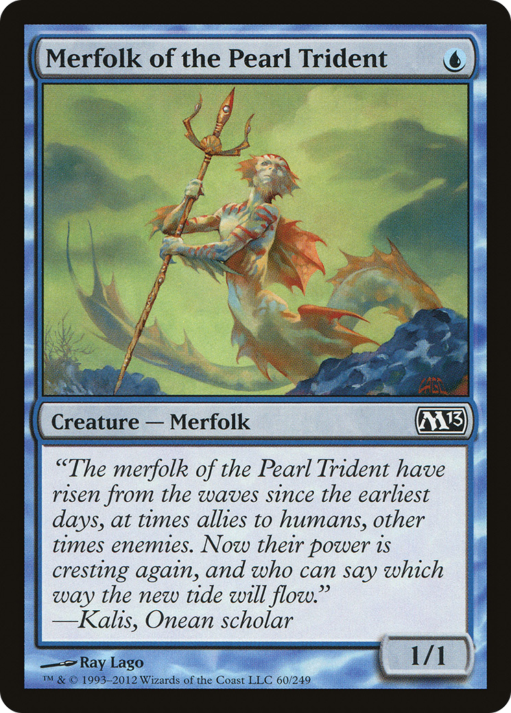 Merfolk of the Pearl Trident (M13-060)  Foil - Magic 2013
