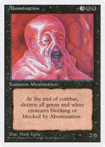 Abomination (4ED-)  - Fourth Edition