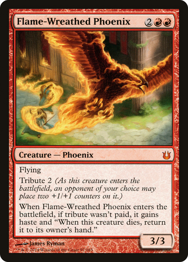 Flame-Wreathed Phoenix (BNG-097)  - Born of the Gods