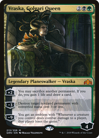 Vraska, Golgari Queen (GRN-213)  - Guilds of Ravnica