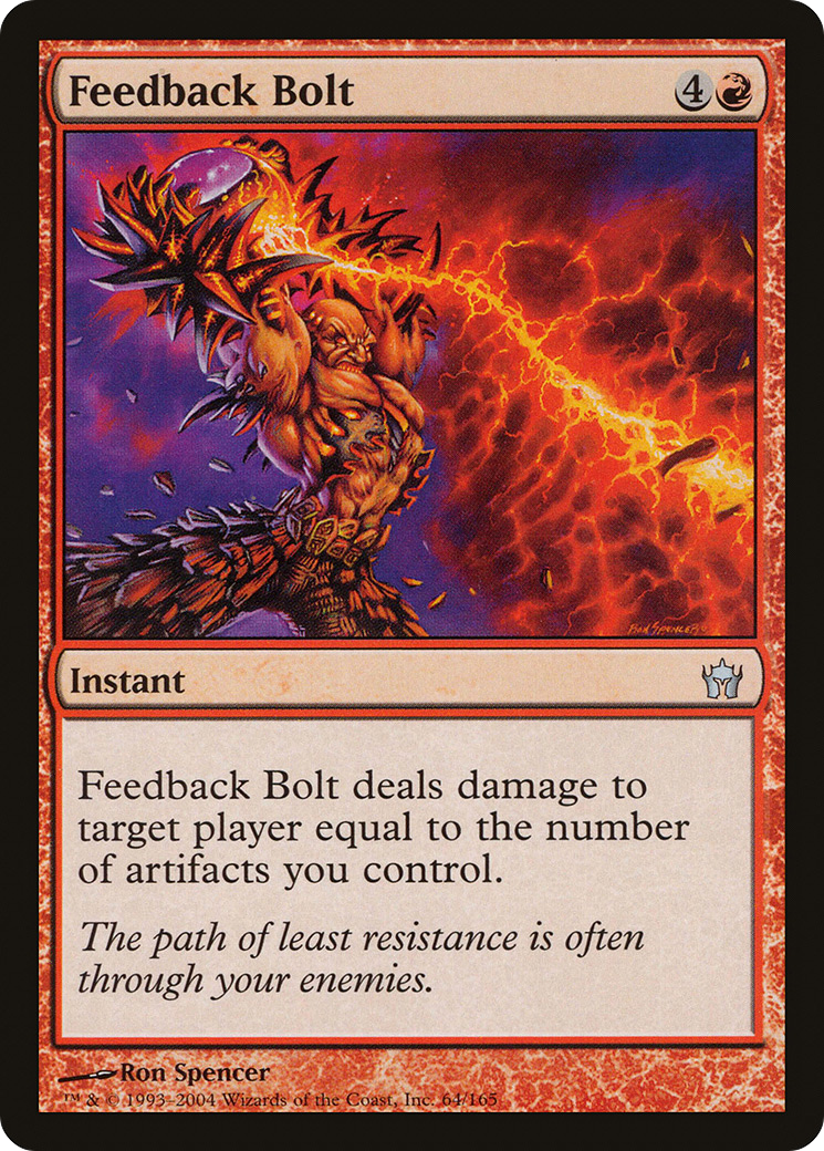Feedback Bolt (5DN-064)  Foil - Fifth Dawn