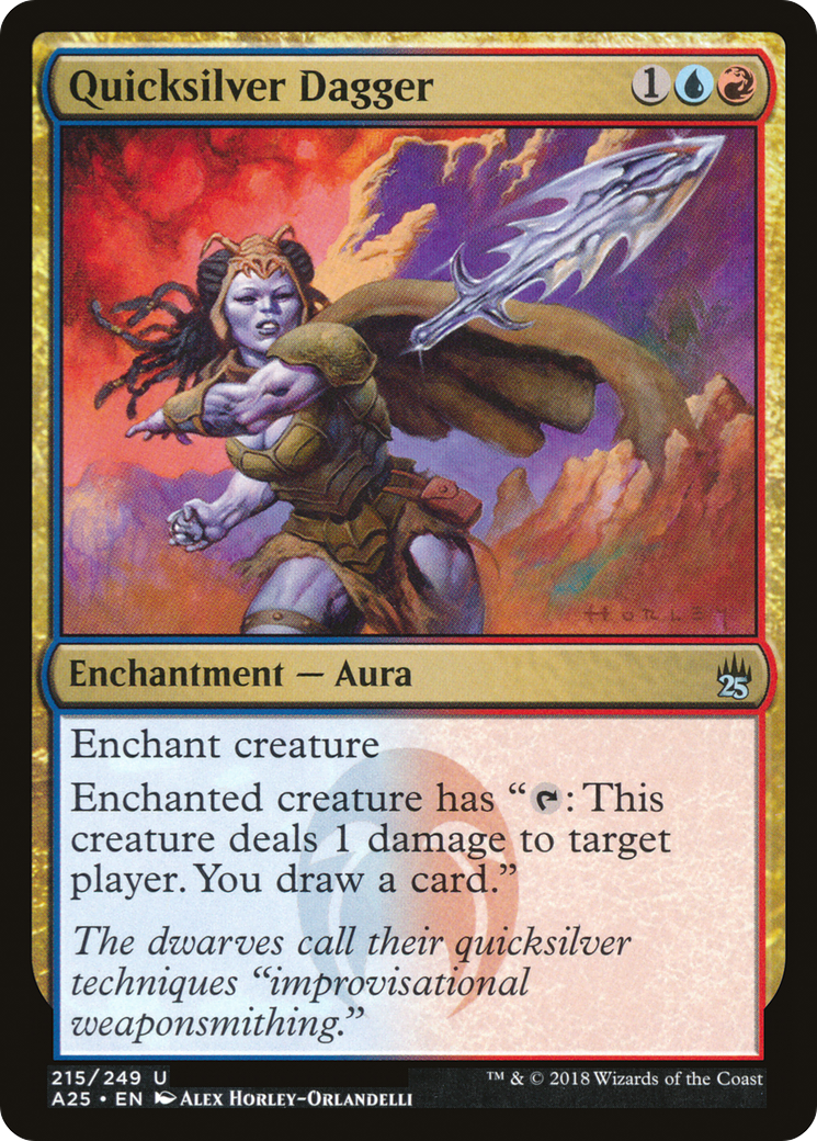 Quicksilver Dagger (A25-215)  Foil - Masters 25