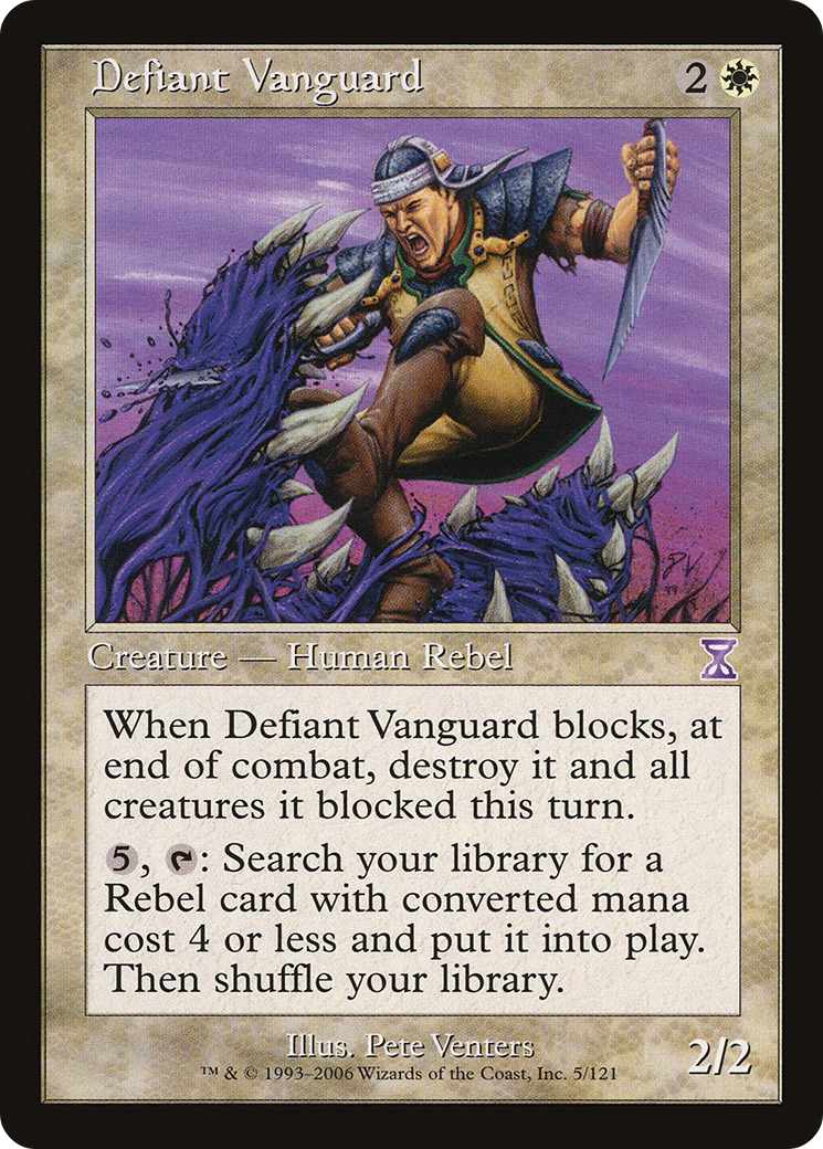 Defiant Vanguard (TSB-005)  Foil - Time Spiral Timeshifted