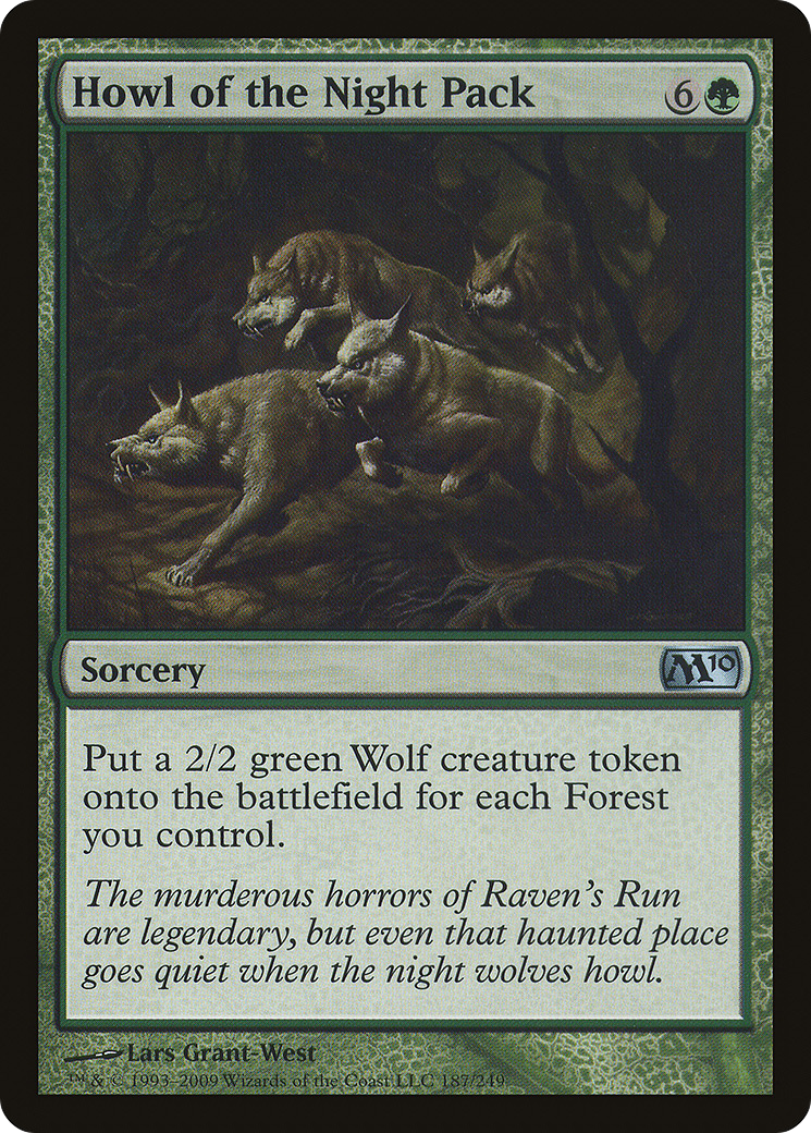 Howl of the Night Pack (M10-187)  Foil - Magic 2010