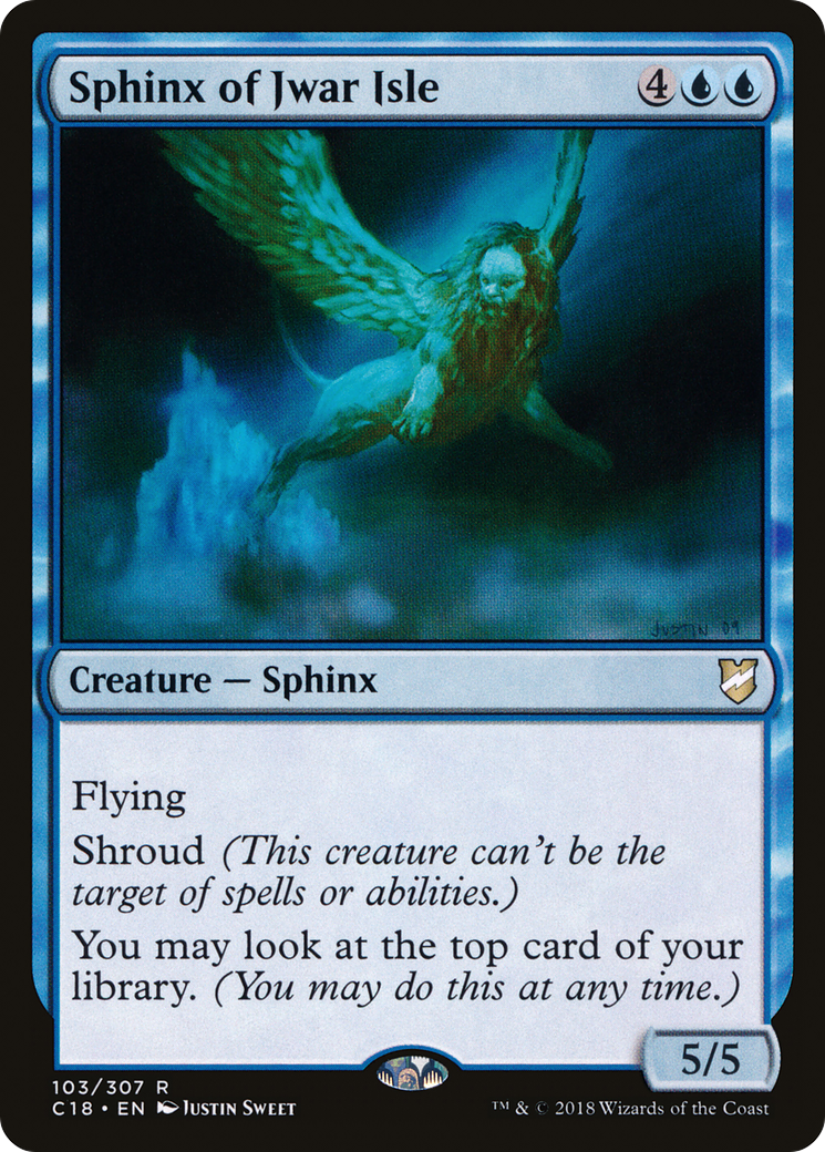 Sphinx of Jwar Isle (C18-103)  - Commander 2018