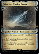 Sting, the Glinting Dagger (Showcase Scrolls) (LTR-701)  Foil - The Lord of the Rings: Tales of Middle-earth: (Showcase)