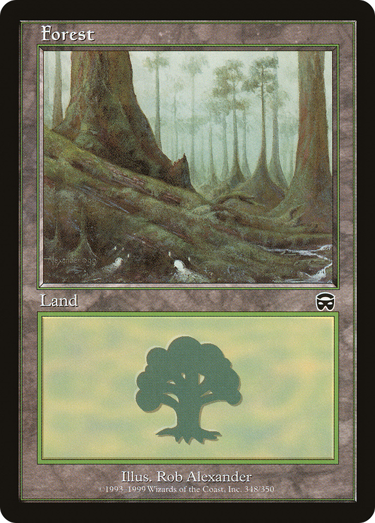 Forest (348) (MMQ-348)  - Mercadian Masques