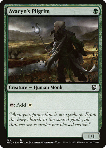 Avacyn's Pilgrim (MIC-132)  - Midnight Hunt Commander