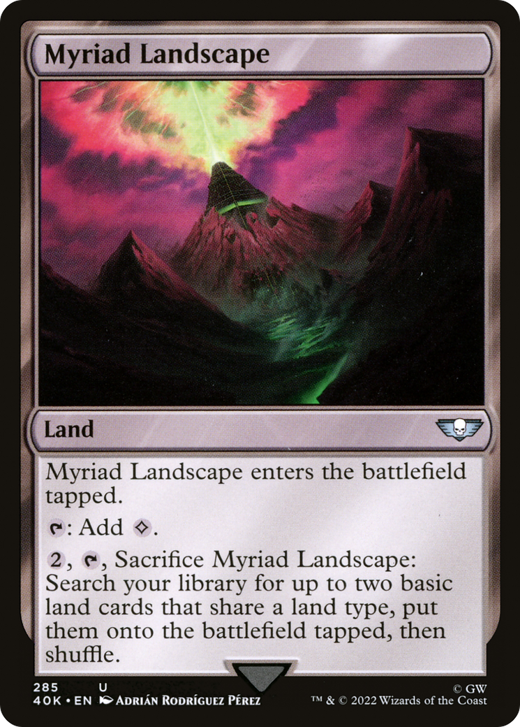 Myriad Landscape (40K-285)  - Warhammer 40,000 Commander