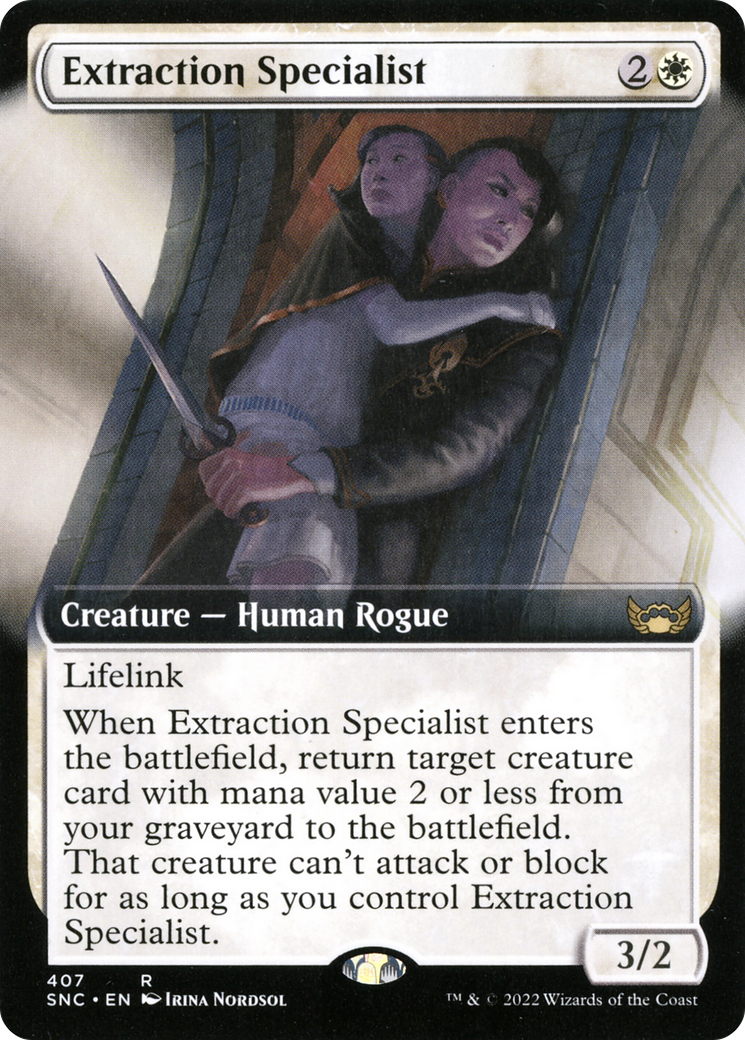 Extraction Specialist (Extended Art) (SNC-407)  - Streets of New Capenna: (Extended Art)