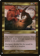 Backlash (LIST-234/350)  - The List