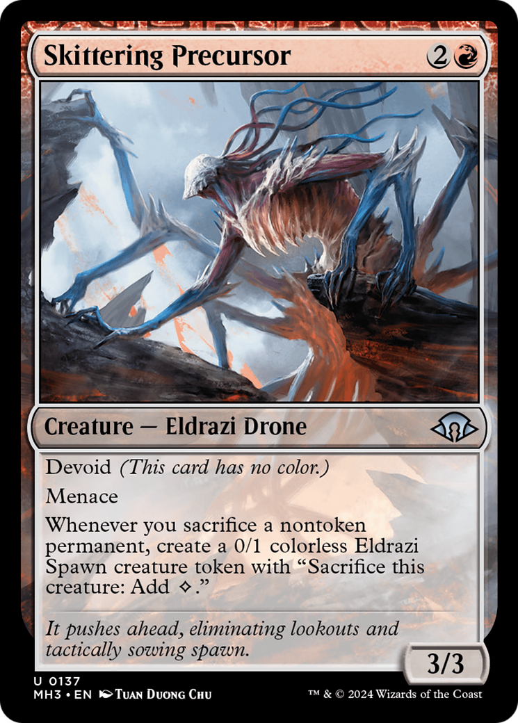 Skittering Precursor (MH3-137)  - Modern Horizons 3: (devoid)