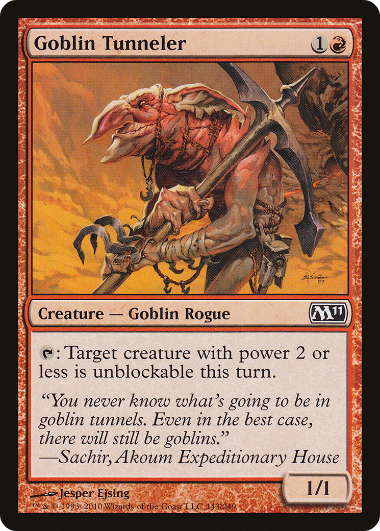 Goblin Tunneler (M11-143)  Foil - Magic 2011