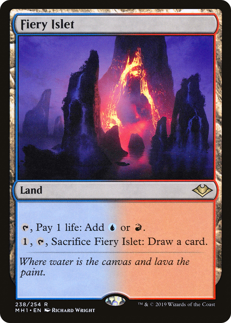 Fiery Islet (MH1-238)  Foil - Modern Horizons