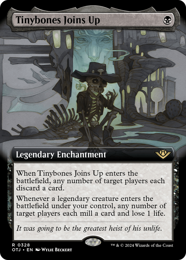 Tinybones Joins Up (Extended Art) (OTJ-328)  Foil - Outlaws of Thunder Junction: (Extended Art)