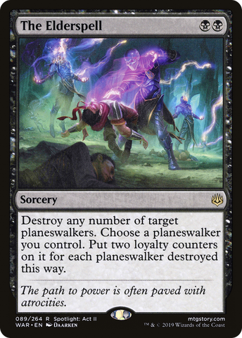 The Elderspell (WAR-089)  Foil - War of the Spark