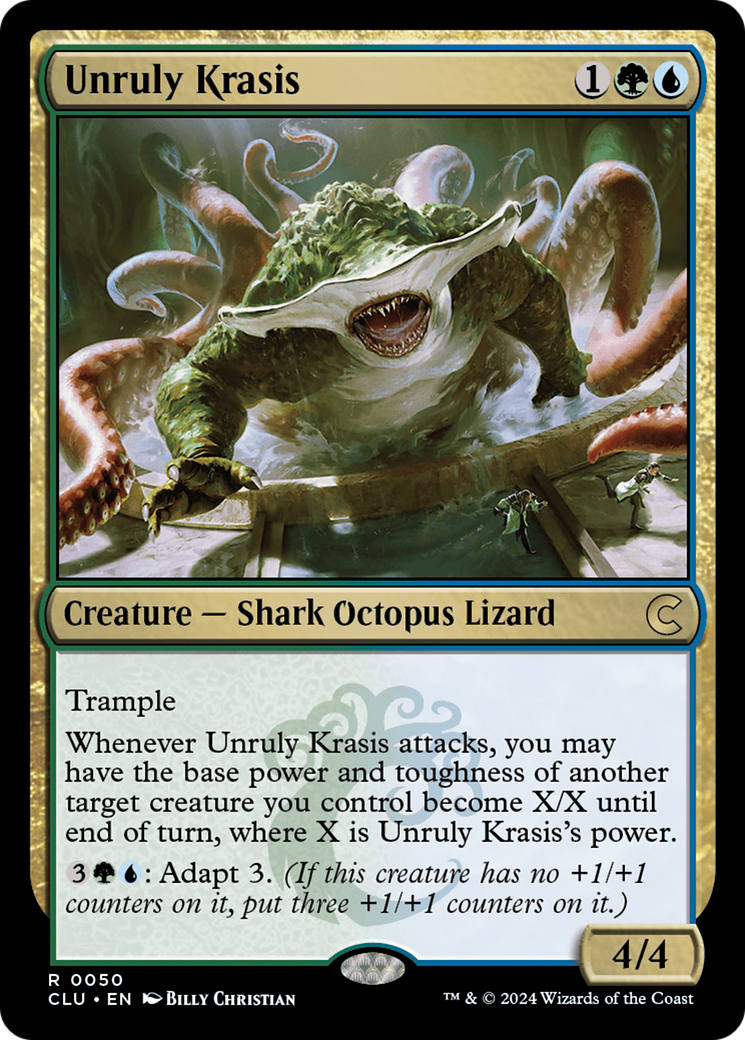 Unruly Krasis (CLU-050)  - Ravnica: Clue Edition