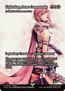 Lightning, Lone Commando - Isshin, Two Heavens as One (FCA-054) - FINAL FANTASY: Through the Ages (Borderless) Foil