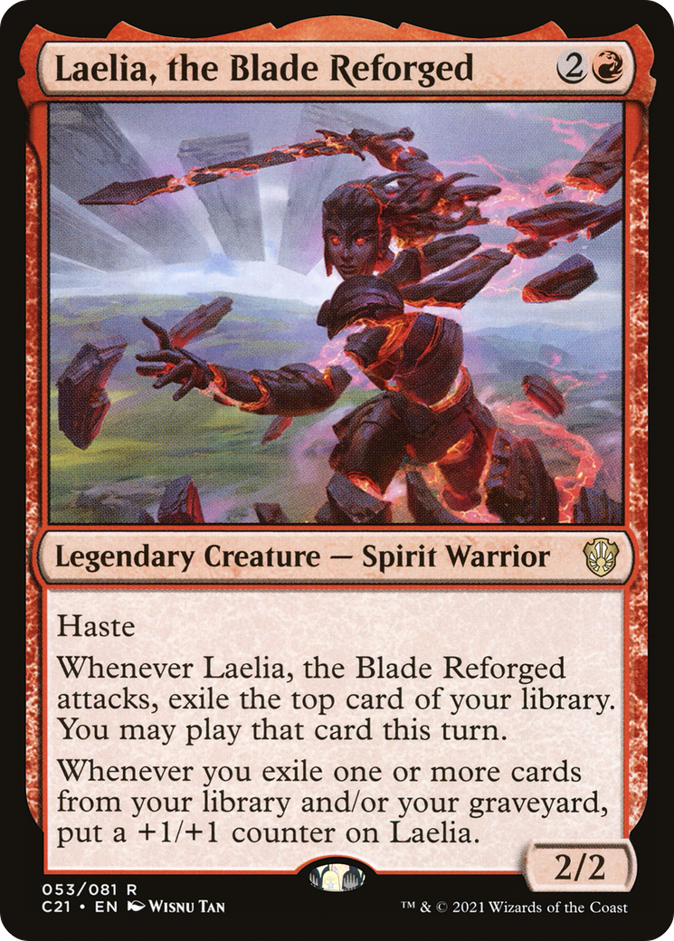Laelia, the Blade Reforged (C21-053)  - Commander 2021