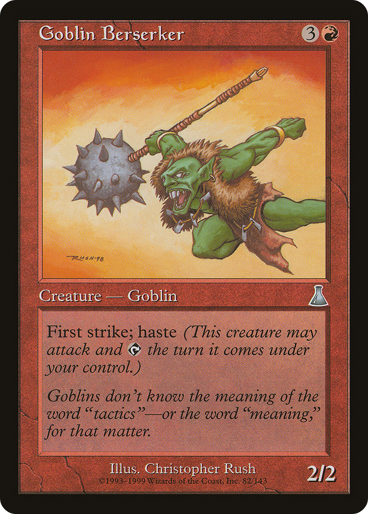 Goblin Berserker (UDS-082)  Foil - Urza's Destiny
