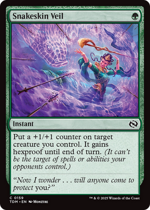 Snakeskin Veil (TDM-159)  - Tarkir: Dragonstorm