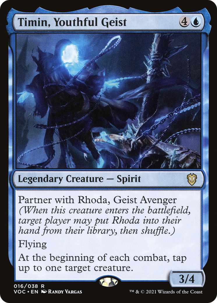 Timin, Youthful Geist (VOC-016)  - Crimson Vow Commander