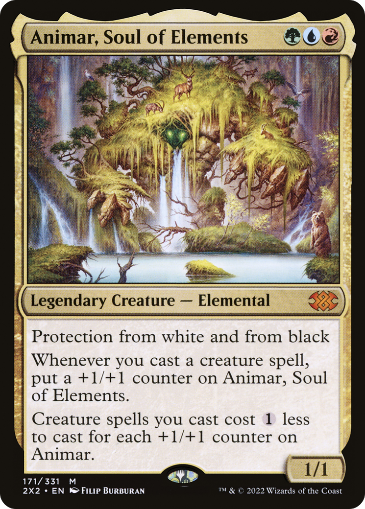 Animar, Soul of Elements (2X2-171)  Foil - Double Masters 2022