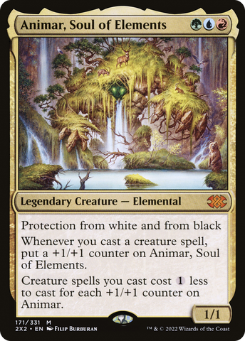 Animar, Soul of Elements (2X2-171)  Foil - Double Masters 2022