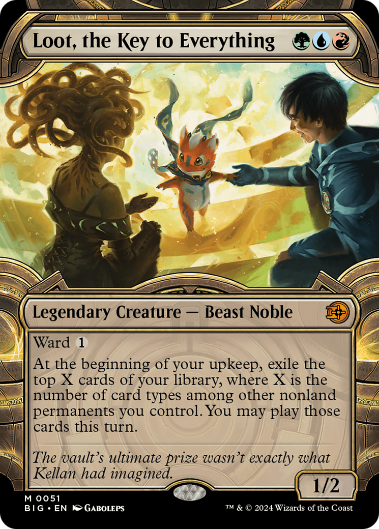 Loot, the Key to Everything (Showcase) (BIG-051)  Foil - The Big Score: (Showcase)