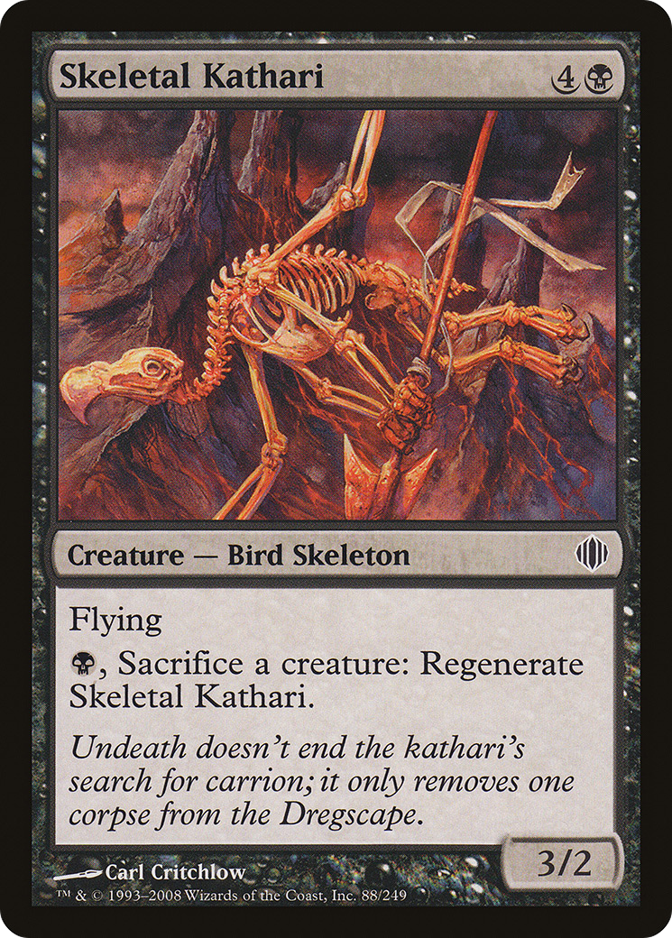 Skeletal Kathari (ALA-088) - Shards of Alara