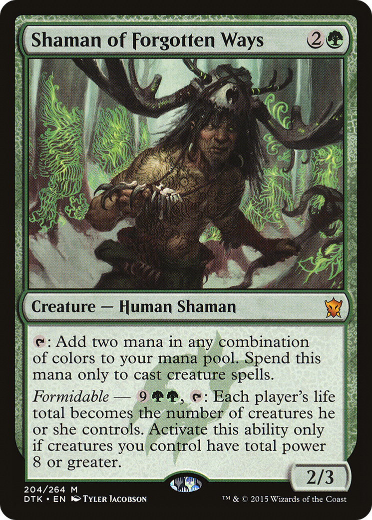 Shaman of Forgotten Ways (DTK-204)  - Dragons of Tarkir