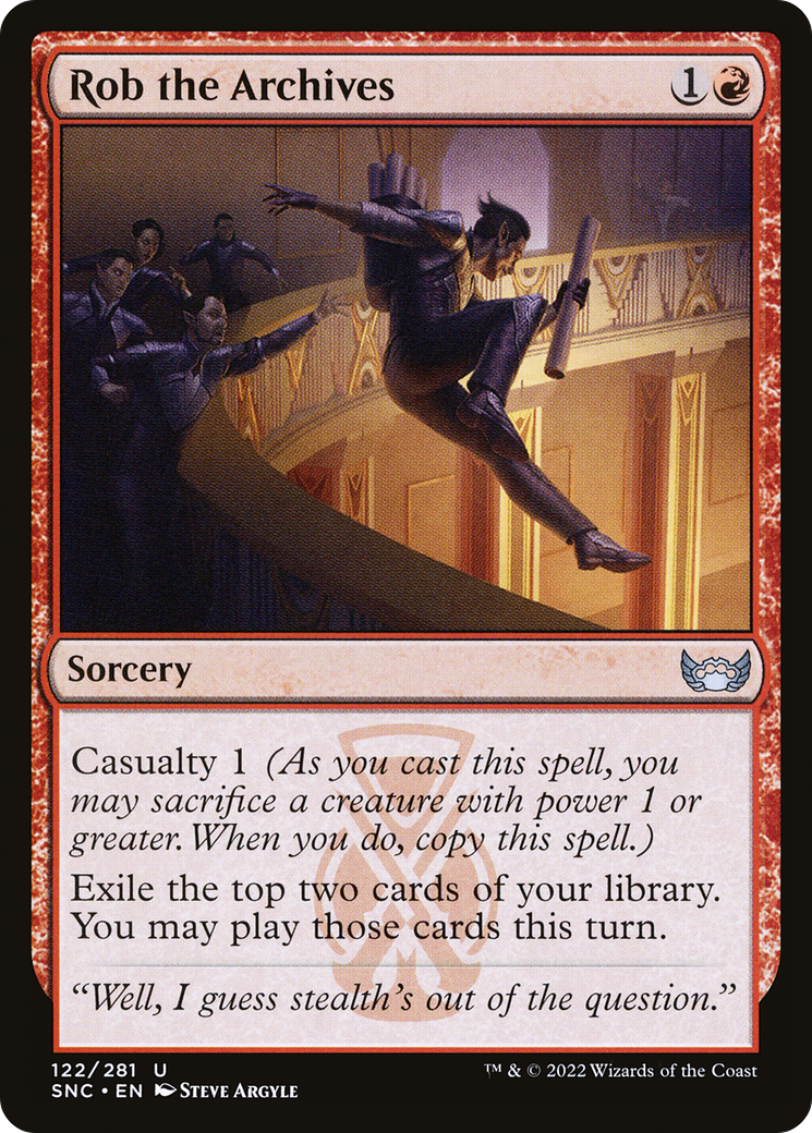 Rob the Archives (SNC-122)  - Streets of New Capenna