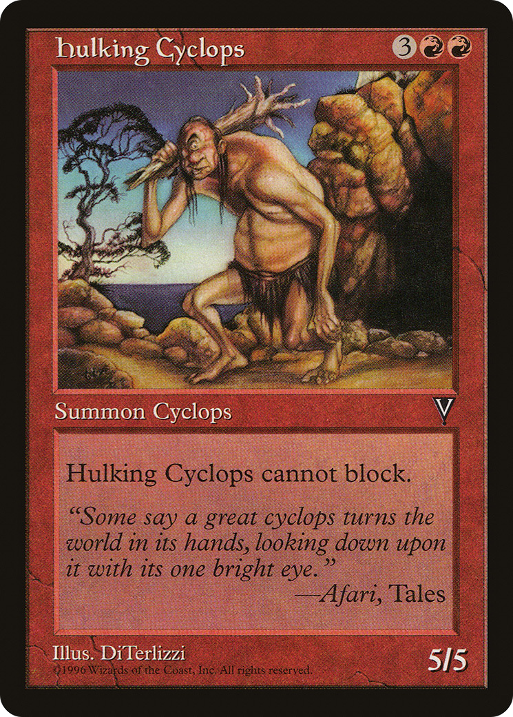 Hulking Cyclops (VIS-)  - Visions