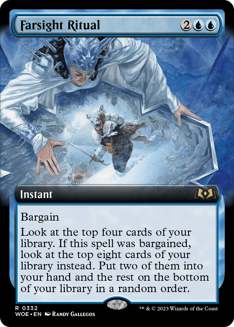 Farsight Ritual (Extended Art) (WOE-332)  - Wilds of Eldraine: (Extended Art)