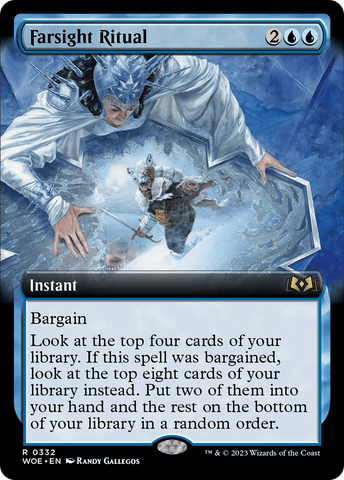 Farsight Ritual (Extended Art) (WOE-332)  Foil - Wilds of Eldraine: (Extended Art)