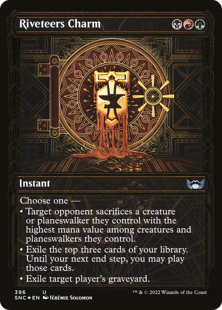 Riveteers Charm (Gilded Foil) (SNC-396) - Streets of New Capenna: (Showcase) Foil