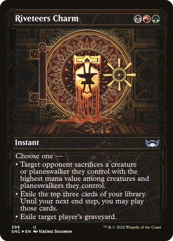 Riveteers Charm (Gilded Foil) (SNC-396)  Foil - Streets of New Capenna: (Showcase)