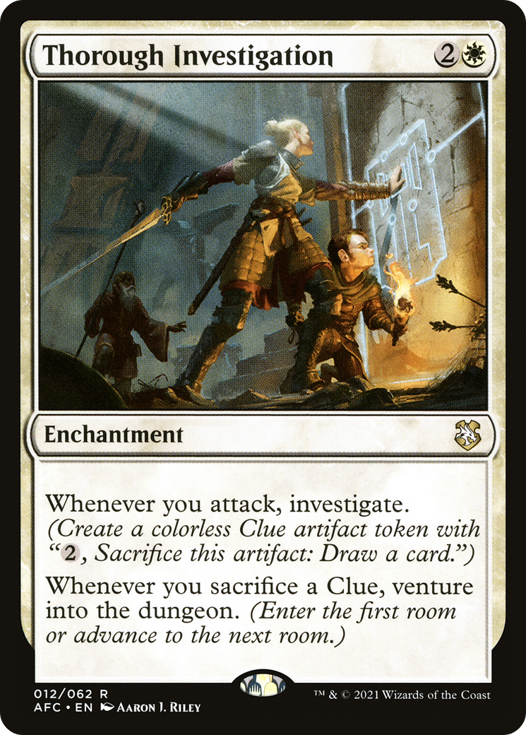 Thorough Investigation (AFC-012)  - Forgotten Realms Commander