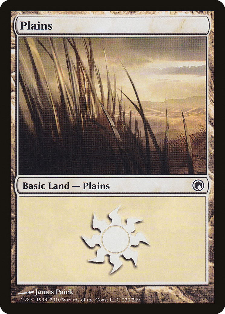 Plains (230) (SOM-230)  Foil - Scars of Mirrodin